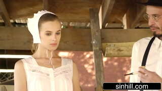 Veľmi Sexy Amish Babe Snaží Análny S Big Dick Cudzinec