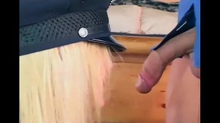 Diezgan sieviešu cop nolādēts cimdi un zeķes