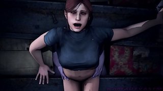 Claire Redfield chutná C-Viru - KamadevaSFM