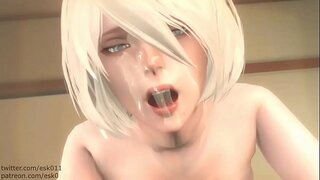 Eile yorha 2b tiomsú Nier Automata nach bhfuil mo clips