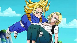 Android 18 เองโดย Trunks