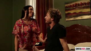 Horny femèl Rachel Starr absorb difisil baton nan 69 pozisyon anvan yo vin flite ak jizz